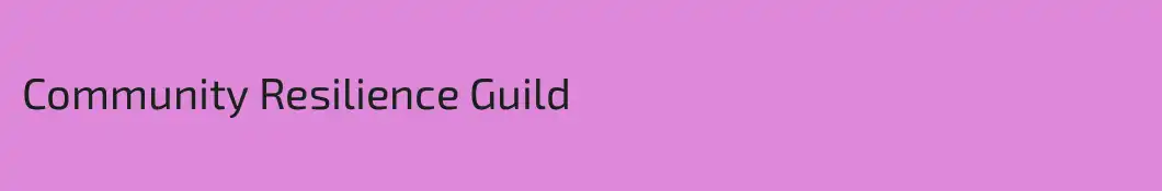 Community Resilience Guild